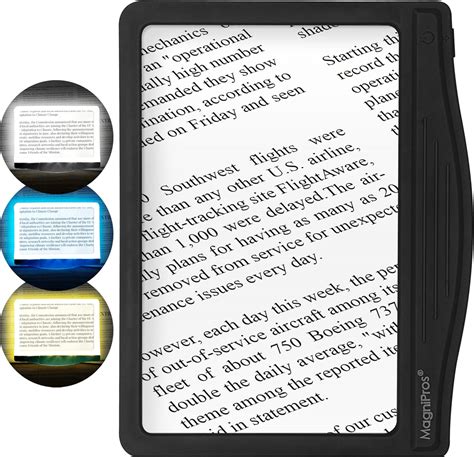 Amazon Magnipros X Large Led Page Magnifier For Reading