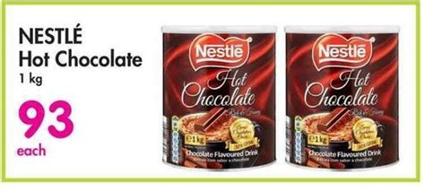 Nestlé Hot Chocolate Pouch 1kg offer at Makro