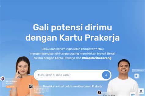 Pendaftaran Kartu Prakerja Gelombang Resmi Dibuka Berikut Adalah