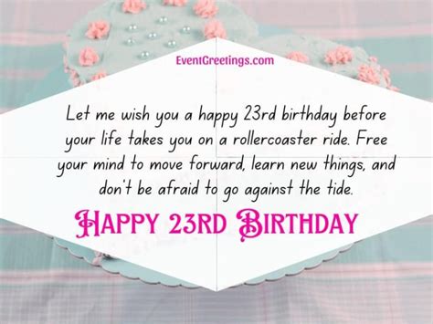 25 Best Happy 23rd Birthday Wishes And Messages