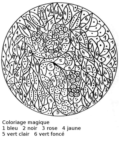 Coloriage Magique Sur Les Fractions Cm2