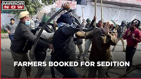 Haryana Over 100 Farmers Booked For Sedition Over Attack On State Dy