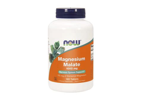 Magnesium Malate Jabłczan Magnezu 1000 Mg 180 Tabl