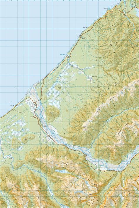 Topo Map By Haast Toit Te Whenua Land Information New Zealand