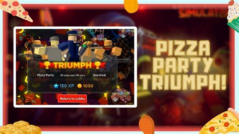 Roblox TDS Pizza Party Trio Triumph Full Clip YouTube