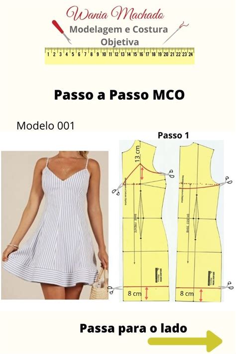 Passo A Passo Mco 001 Modelagem E Costura Objetiva Dress Sewing