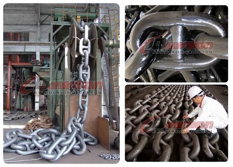 R4 Grade Stud Studless Mooring Chain For Deep Sea Development