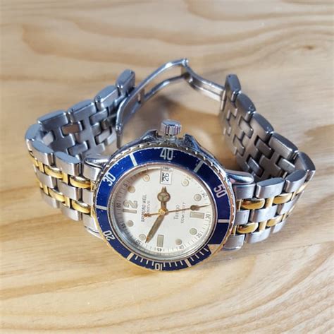 Vintage Raymond Weil Tango Divers Watch Etsy