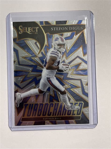 Panini Select Stefon Diggs Turbocharged Tur Buffalo Bills Ebay