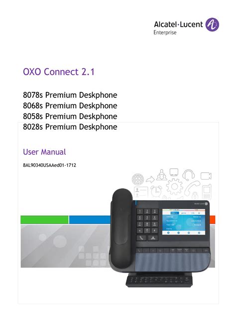 Alcatel Lucent 8058s Premium User Manual Manualzz