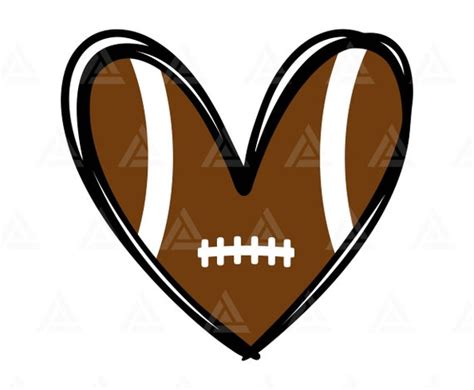 Football Heart Svg Football Svg Football Mom Shirt Hand - Etsy Canada