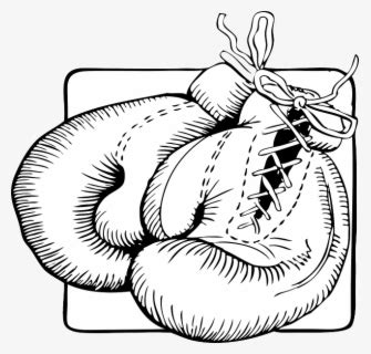 Boxing Gloves Outline , Free Transparent Clipart - ClipartKey