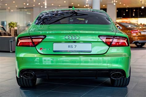 Unique Apple Green Metallic Audi RS7 Sportback In Germany GTspirit