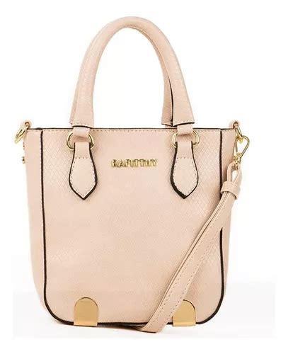 Bolso Rafitthy Creme Nude Para Mujer Peque O Marco De Herrajes Dise O De Tela Dorada