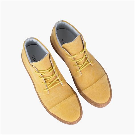 Gelbe Sneaker High-Top I Nachhaltig und unglaublich bequem I SORBAS