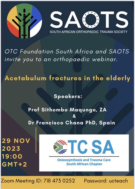 SAOTS South African Orthopaedic Traum Society OTC Foundation