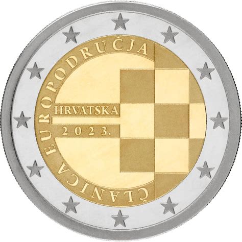 2 euro coin - Member of the Euro Area | Croatia 2023