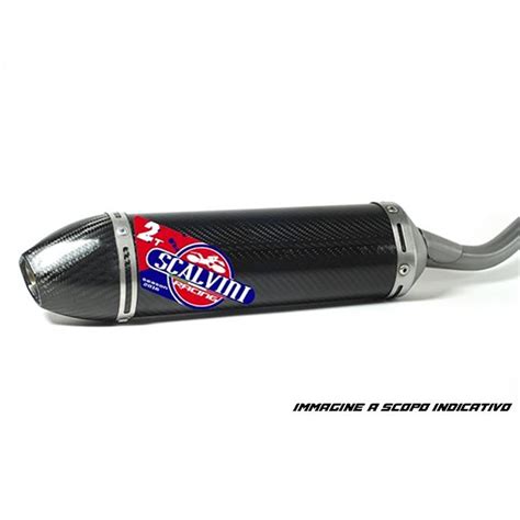 Scalvini TM EN MX 125 FI 22 Silenziatore Full Carbonio Evomotor