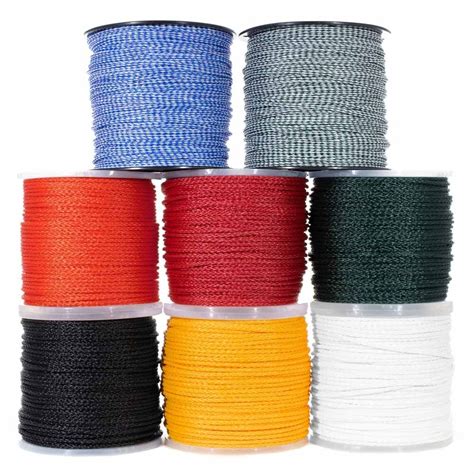 Hollow Braid Polypropylene Rope Marine Rope Large Variety Of Colors