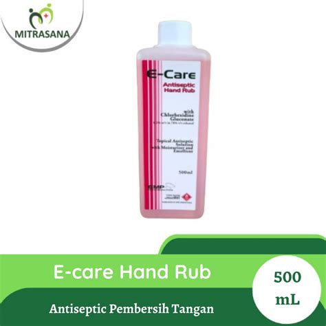 Jual Antiseptic E Care Hand Rub Isi 500 Ml Shopee Indonesia