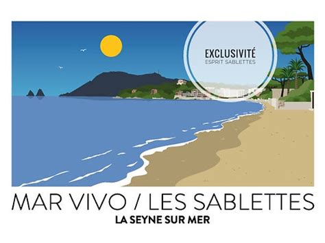 Affiche Les Sablettes Mar Vivo Esprit Sablettes