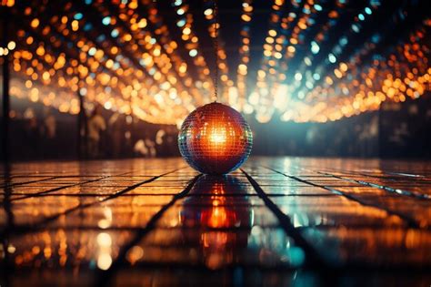 Premium Photo Dazzling Disco Vibes Sparkling Mirror Ball Reflecting