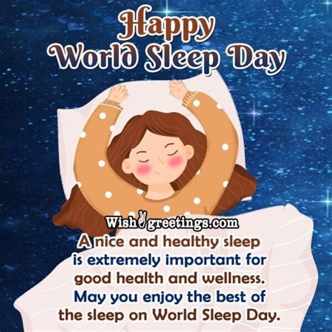 Happy World Sleep Day Quotes, Messages - Wish Greetings