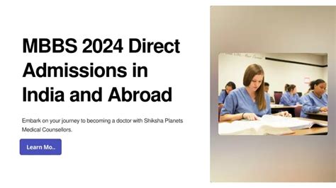 PPT MBBS 2024 Direct Admissions In India And Abroad 1 PowerPoint