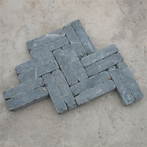 Paving Stone Landscaping Stones Black Basalt Tumbled Stone Pavers