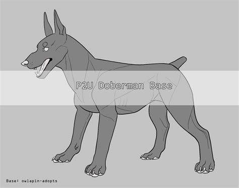 Base Doberman By Owlapin Adopts On Deviantart