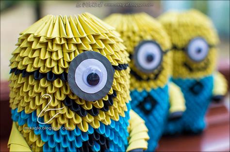 Origami D Mikaglo Minionki Z Origami Po Raz Kolejny D