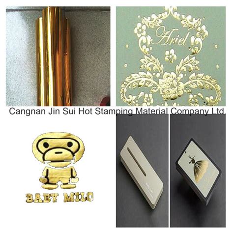 Blink Gold Hot Stamping Foil Hot Stamping Foil And Scaffolding Foil