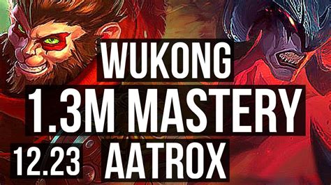 WUKONG Vs AATROX TOP 11 2 7 Legendary 1 3M Mastery KR Master