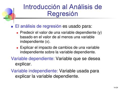 14 Introducción al Análisis de Correlación y de Regresión Lineal ppt