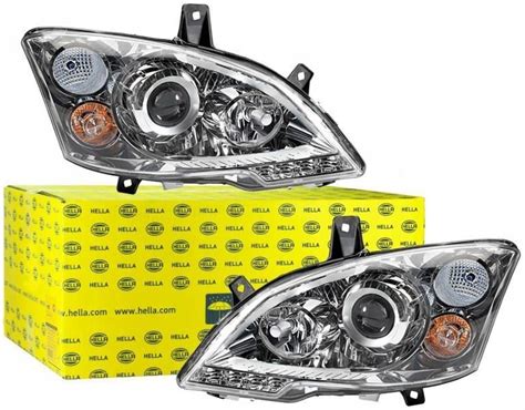 Lampa Przednia Hella Lampy Reflektory Mercedes Viano W639 03 Komplet