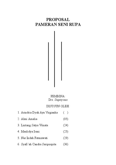 Doc Proposal Pameran Seni Rupa