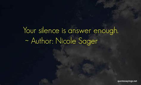 Top 32 Sometimes Silence Best Answer Quotes And Sayings