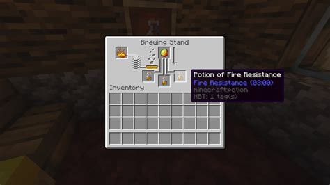 How to make Potion of Fire Resistance in Minecraft