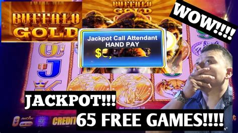 Jackpot On Buffalo Gold Free Games Alot Re Triggers Youtube