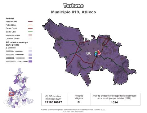 Turismo En Municipio De Atlixco Subsecretaría De Planeación