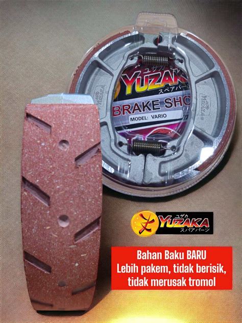 Kampas Rem Tromol Belakang Racing Yuzaka Motor Vario Beat Fi Scopy