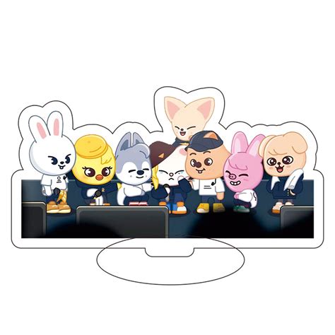 Buy DraggmePartty KPOP Stray Kids Merch Standing Sign Cartoon SKZOO ...