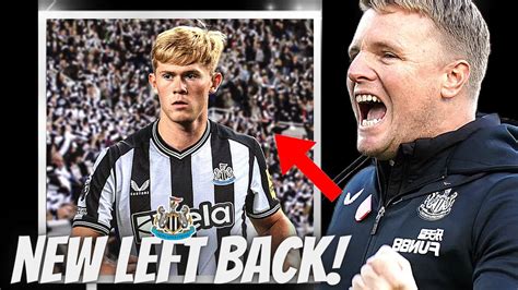 NUFC TO SIGN LEWIS HALL AS NEW LEFT BACK CONFIRMED Newcastle United