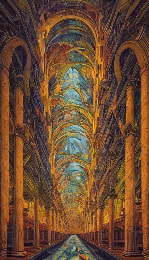 The Cathedral Of Ancient Wisdom Italian Futurism Da Stable