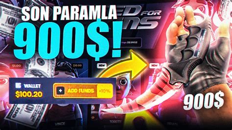 Son Paramla Dolar Katladim Keydrop Giveaway Youtube