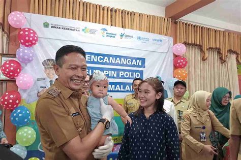 Pj Wali Kota Malang Hadiri Hari Pertama Sub Pekan Imunisasi Nasional Polio