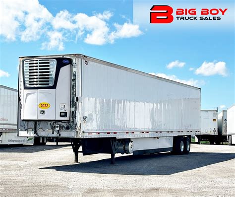 2022 Wabash Carrier 7500 X Reefer Low Hours Fully Loaded Big Boy