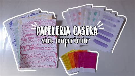 Haz Tu Propia Papeler A Casera Sin Imprimir Rocio Study Youtube