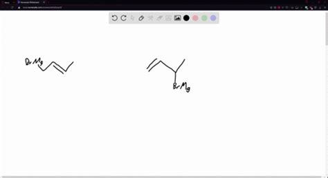 SOLVED When 1 Bromo 2 Butene Is Added To Magnesium Metal In Dry Ether