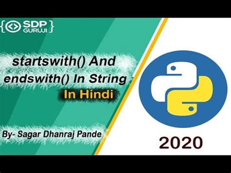 Startswith And Endswith Function In String 12 Inbuilt Function In